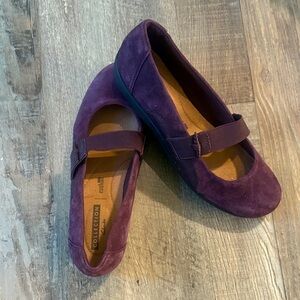 Clarks Leather Slip-on Mary Janes